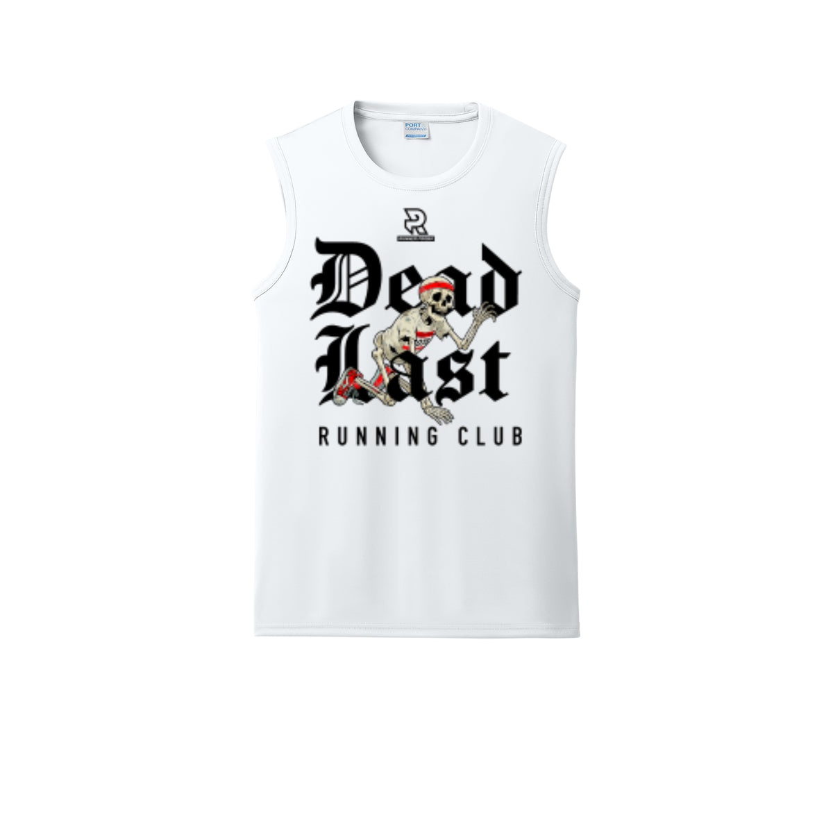 DEAD LAST (Black) - Sleeveless Performance Tee