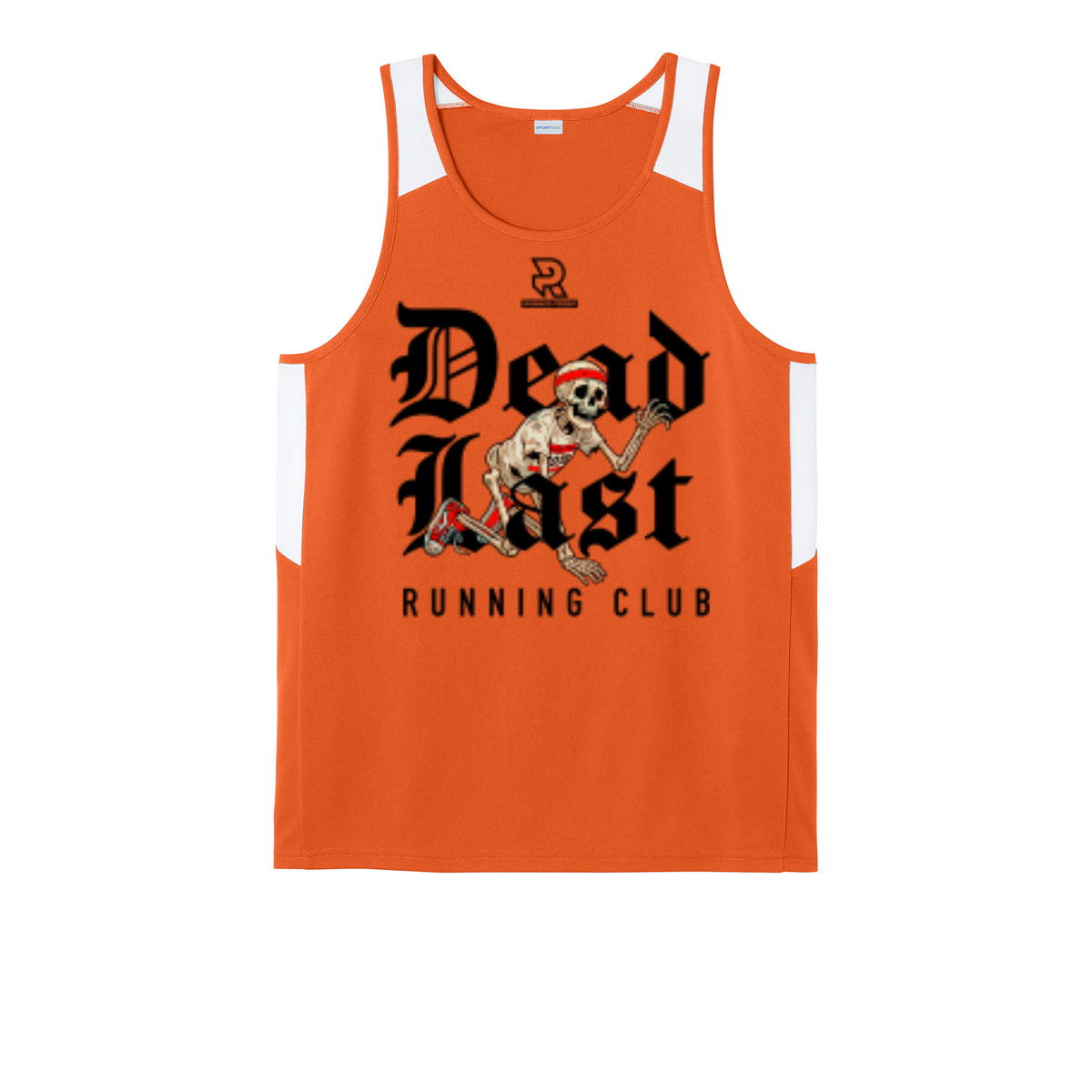 DEAD LAST (Black) - Mens Club Track Tank