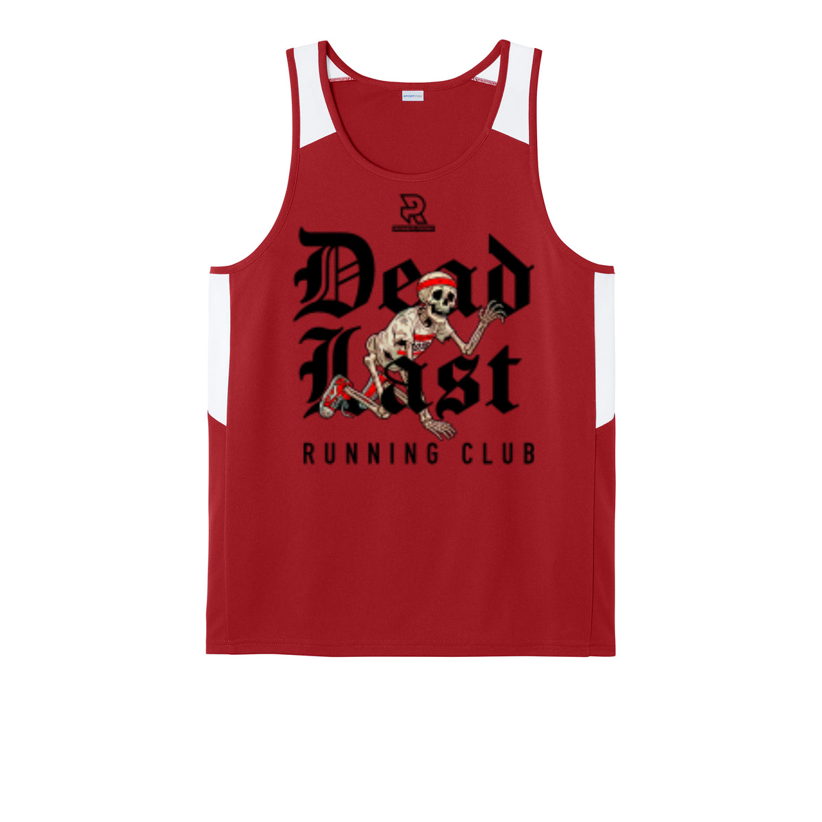 DEAD LAST (Black) - Mens Club Track Tank