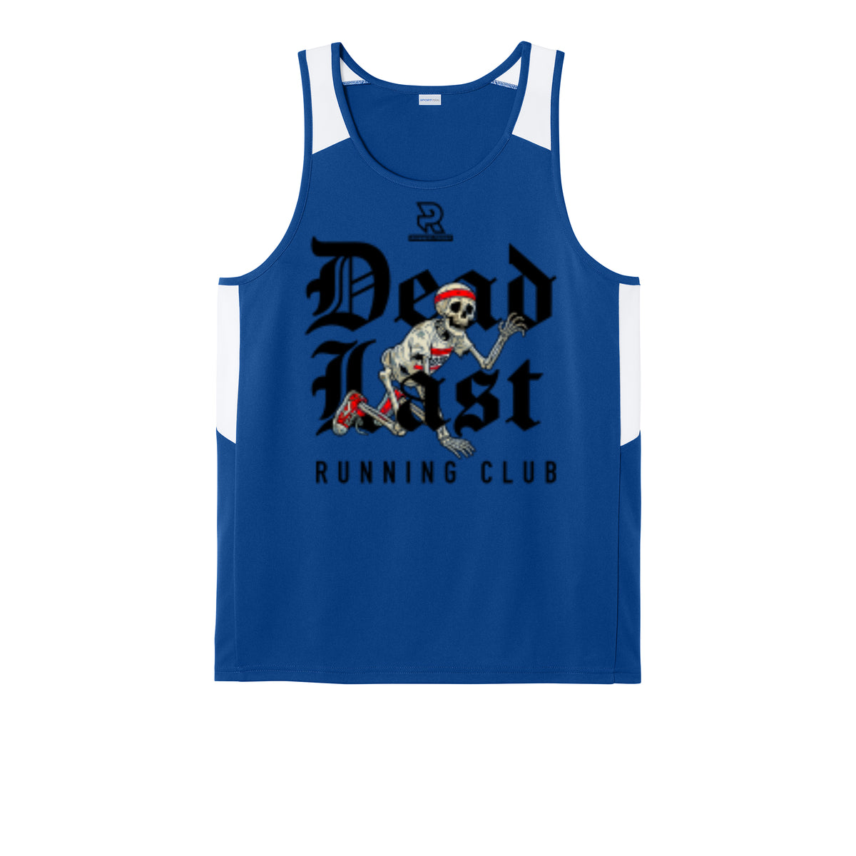DEAD LAST (Black) - Mens Club Track Tank