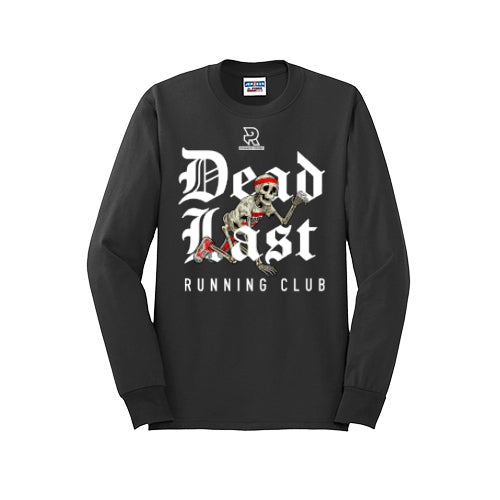 DEAD LAST (White) - Long Sleeve 50/50 Tee
