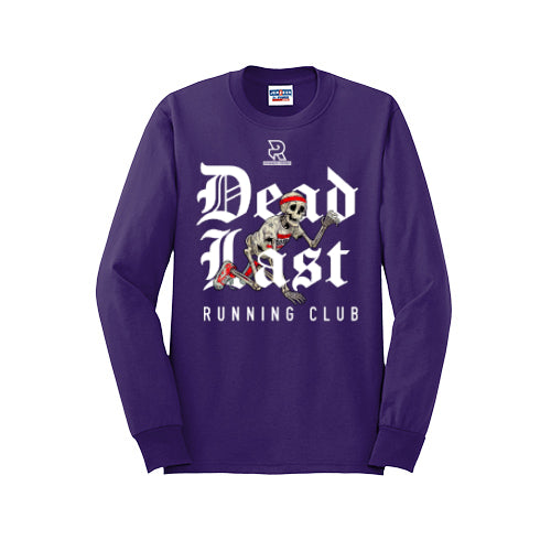 DEAD LAST (White) - Long Sleeve 50/50 Tee