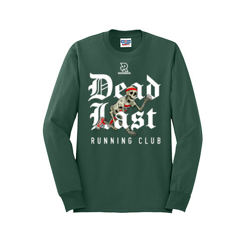DEAD LAST (White) - Long Sleeve 50/50 Tee