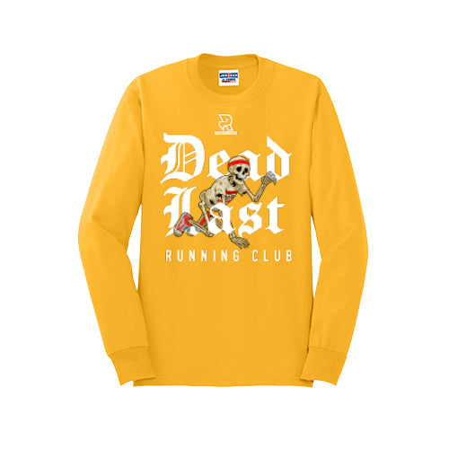 DEAD LAST (White) - Long Sleeve 50/50 Tee