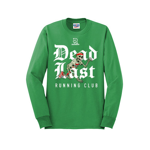 DEAD LAST (White) - Long Sleeve 50/50 Tee