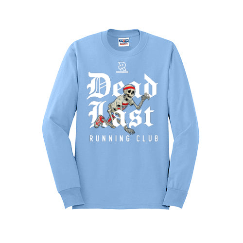 DEAD LAST (White) - Long Sleeve 50/50 Tee