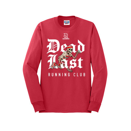 DEAD LAST (White) - Long Sleeve 50/50 Tee