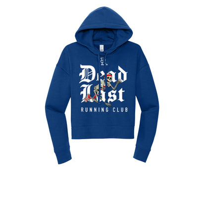 DEAD LAST (White) - Womens Fleece Hoodie