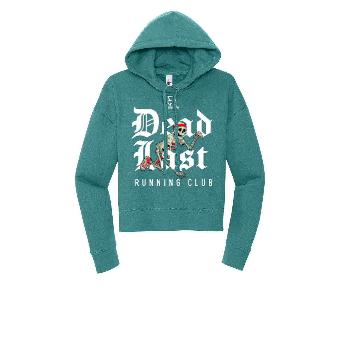 DEAD LAST (White) - Womens Fleece Hoodie