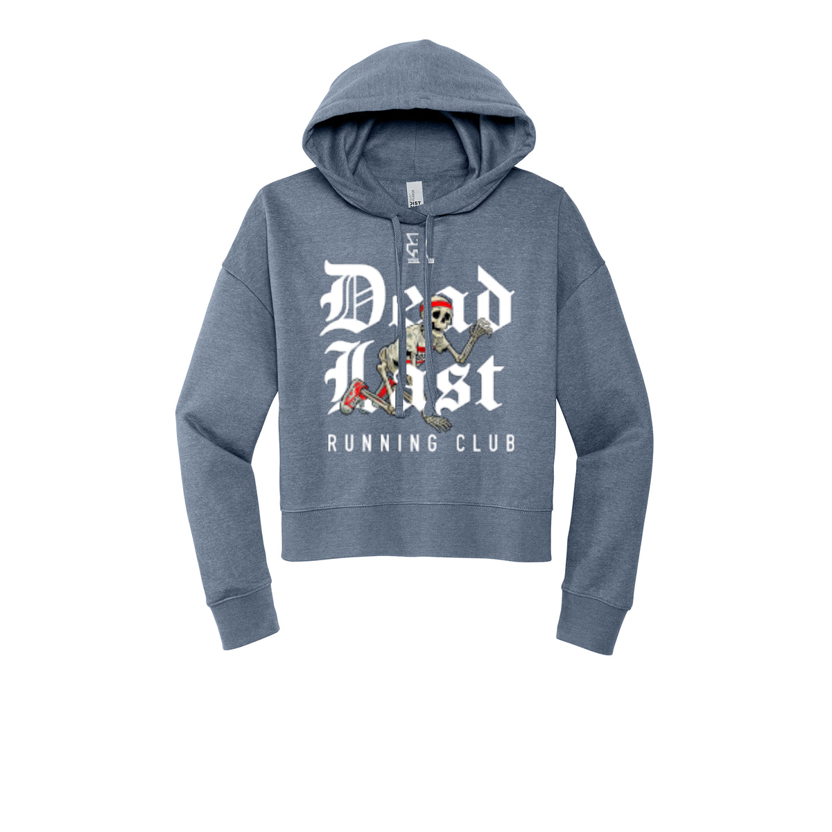 DEAD LAST (White) - Womens Fleece Hoodie