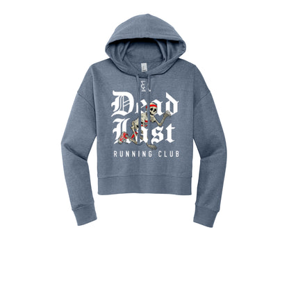 DEAD LAST (White) - Womens Fleece Hoodie