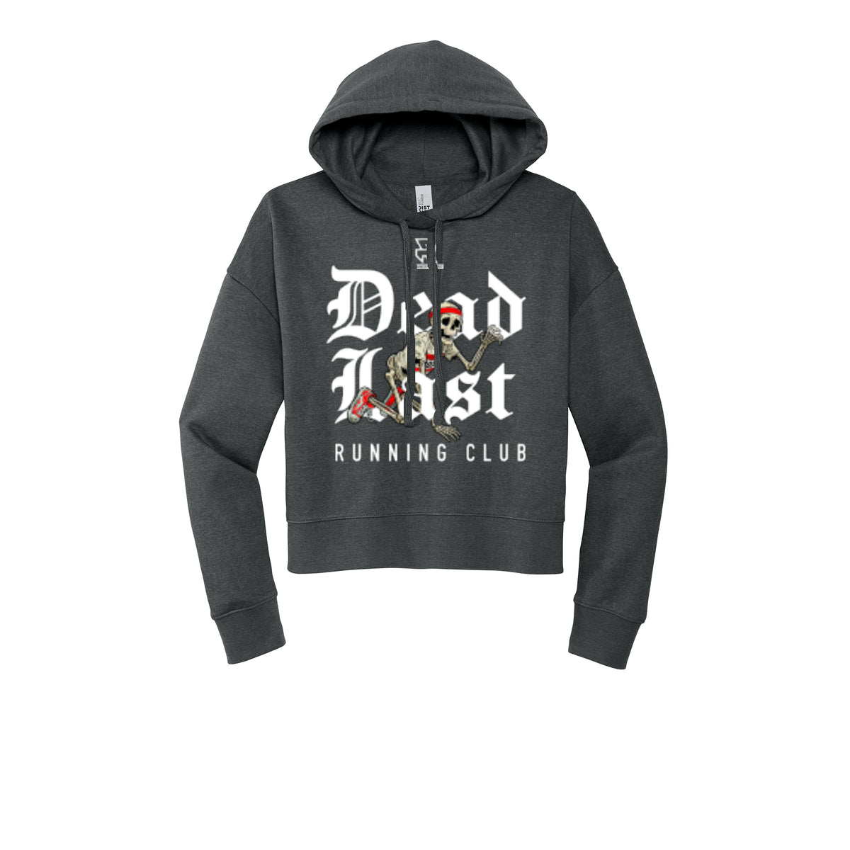 DEAD LAST (White) - Womens Fleece Hoodie