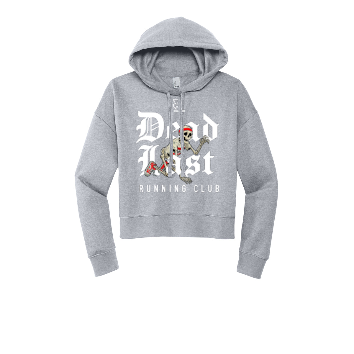 DEAD LAST (White) - Womens Fleece Hoodie