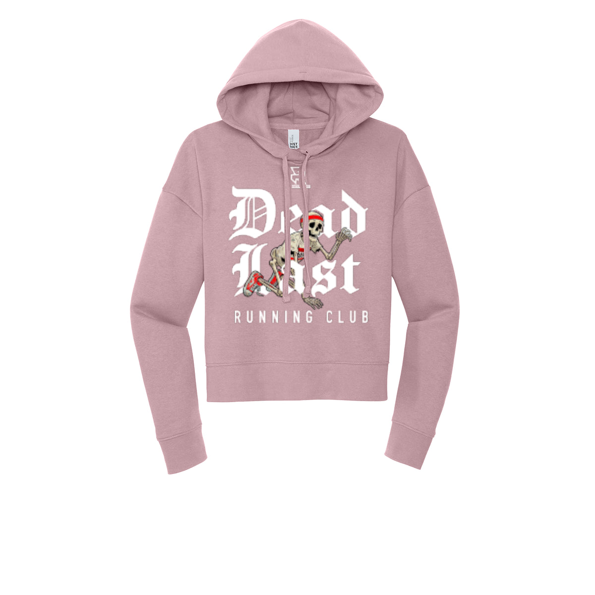 DEAD LAST (White) - Womens Fleece Hoodie