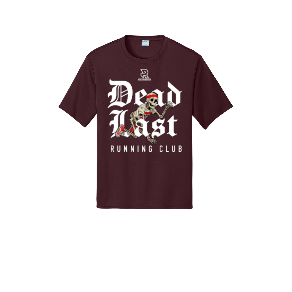 DEAD LAST (White) - Short Sleeve Performance Tee