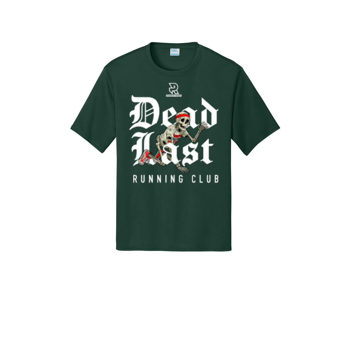 DEAD LAST (White) - Short Sleeve Performance Tee