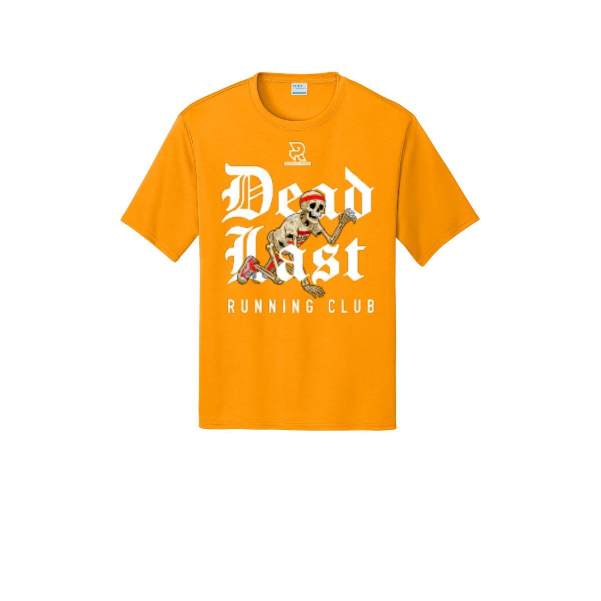 DEAD LAST (White) - Short Sleeve Performance Tee