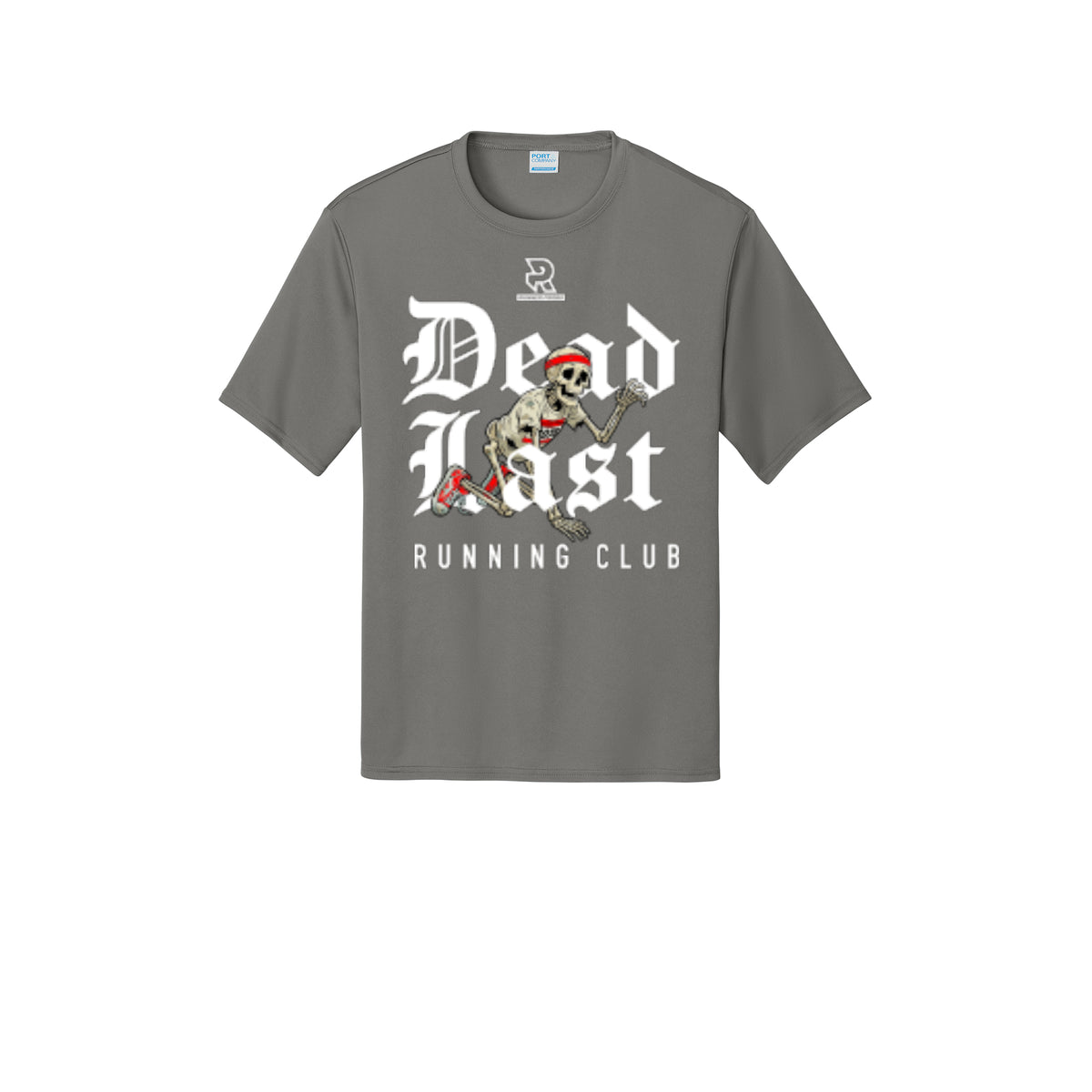 DEAD LAST (White) - Short Sleeve Performance Tee