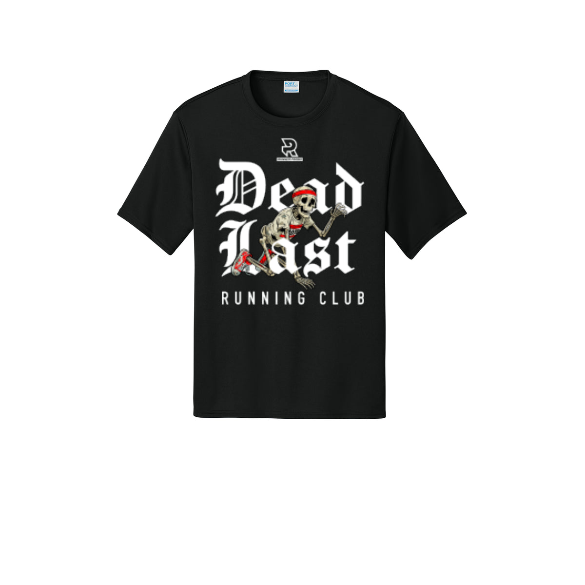 DEAD LAST (White) - Short Sleeve Performance Tee
