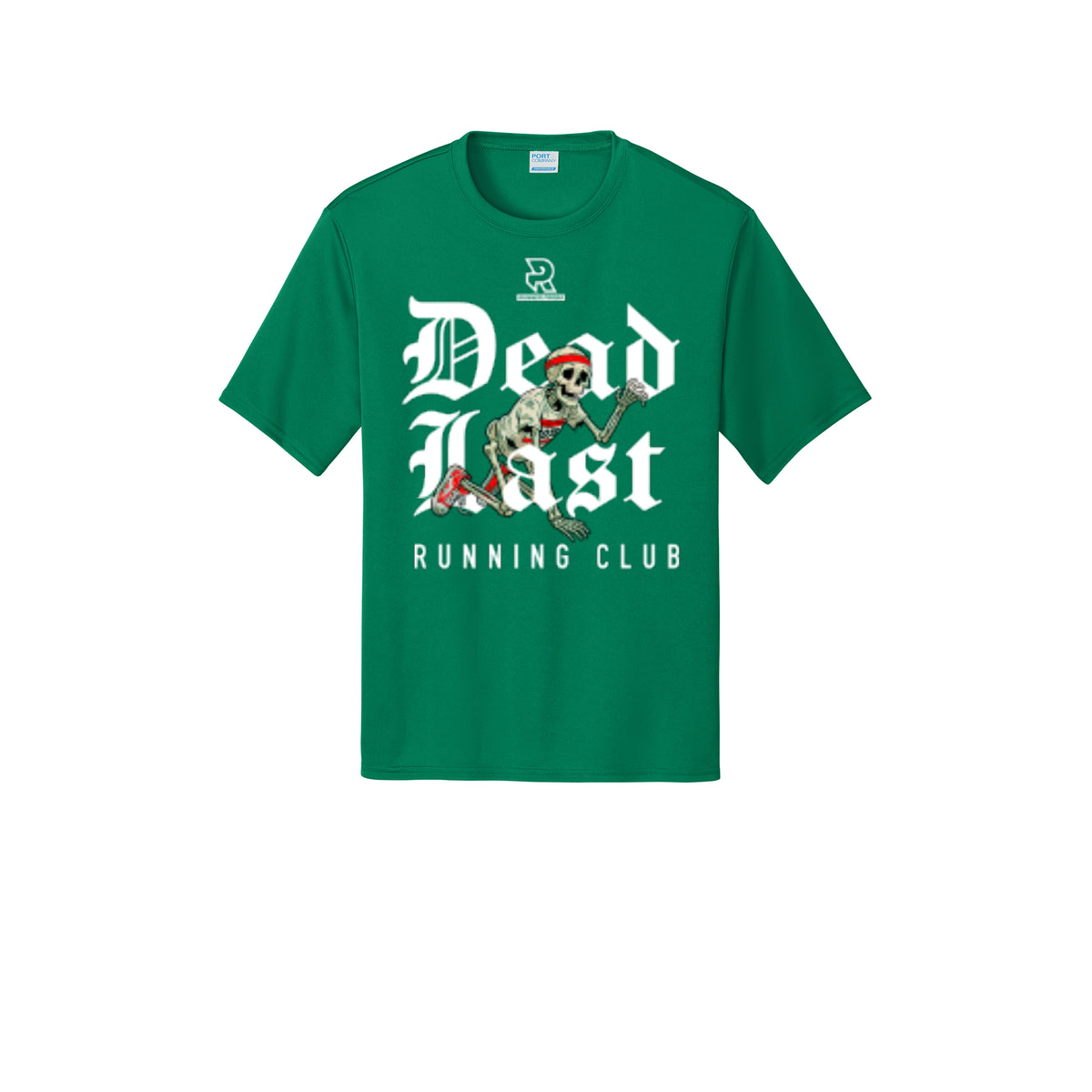 DEAD LAST (White) - Short Sleeve Performance Tee