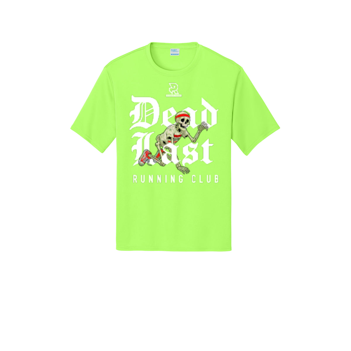 DEAD LAST (White) - Short Sleeve Performance Tee