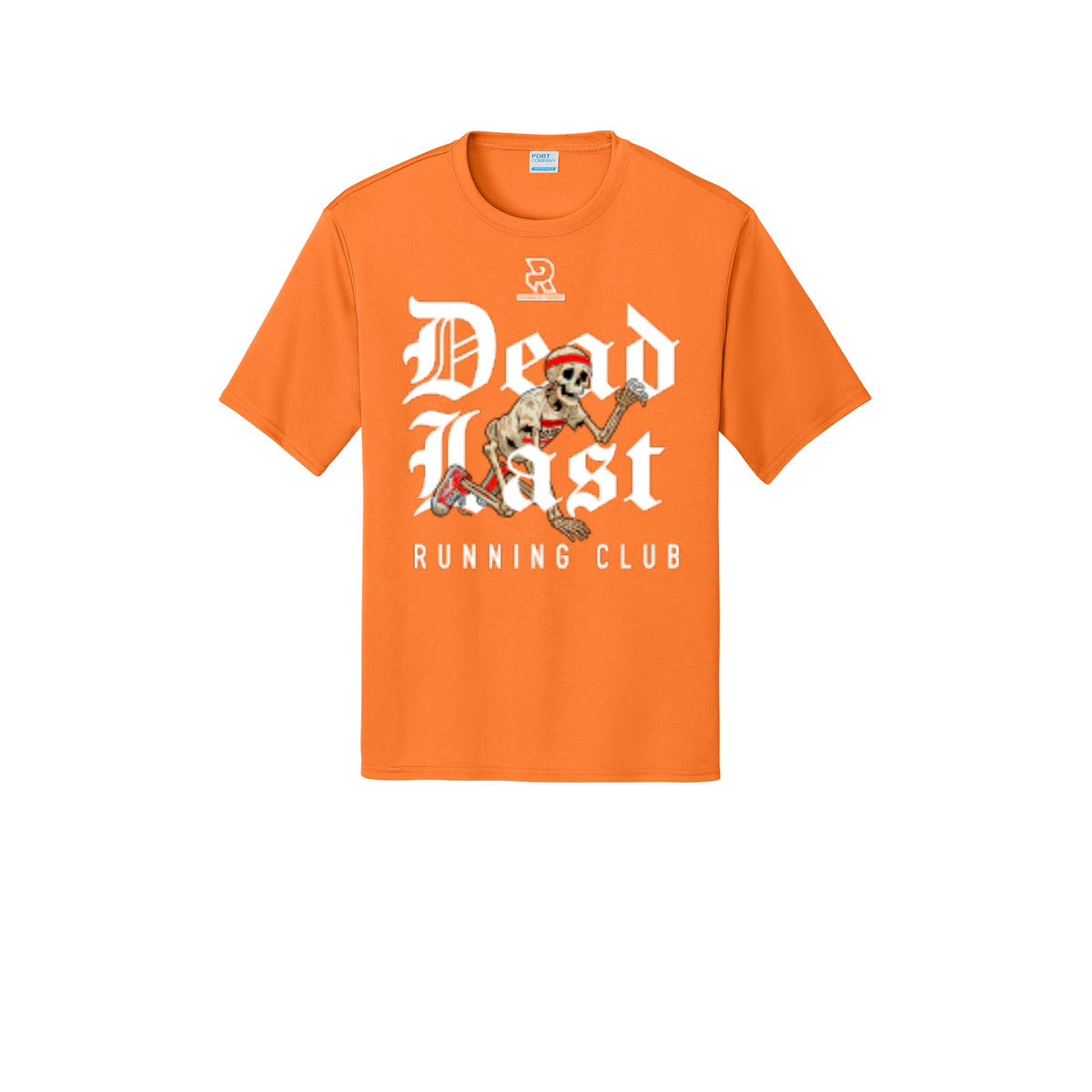 DEAD LAST (White) - Short Sleeve Performance Tee