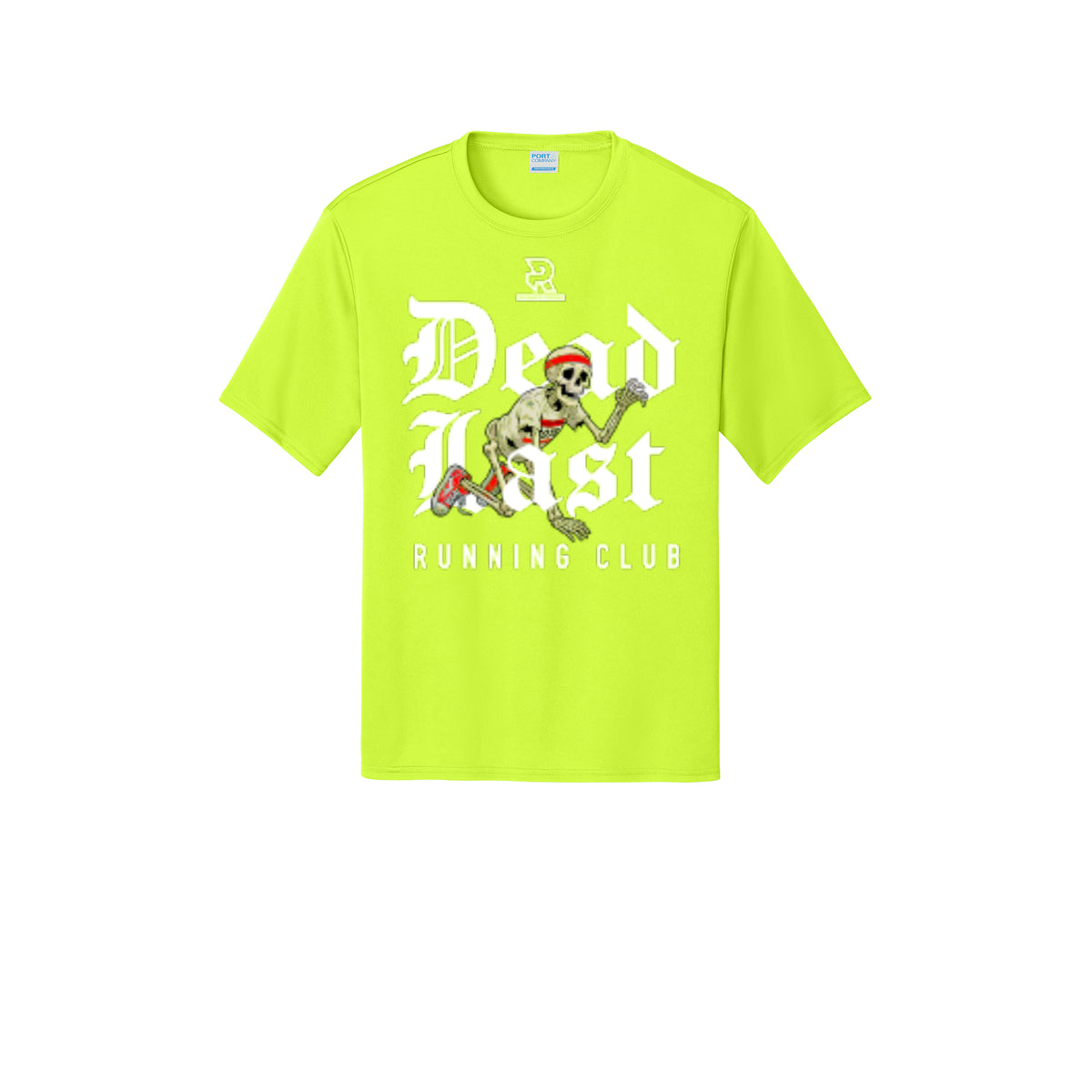 DEAD LAST (White) - Short Sleeve Performance Tee