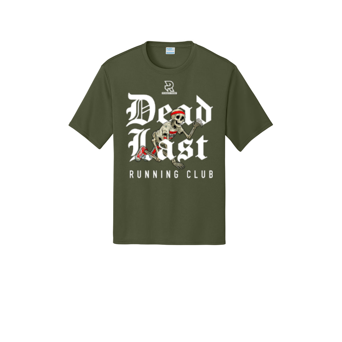 DEAD LAST (White) - Short Sleeve Performance Tee