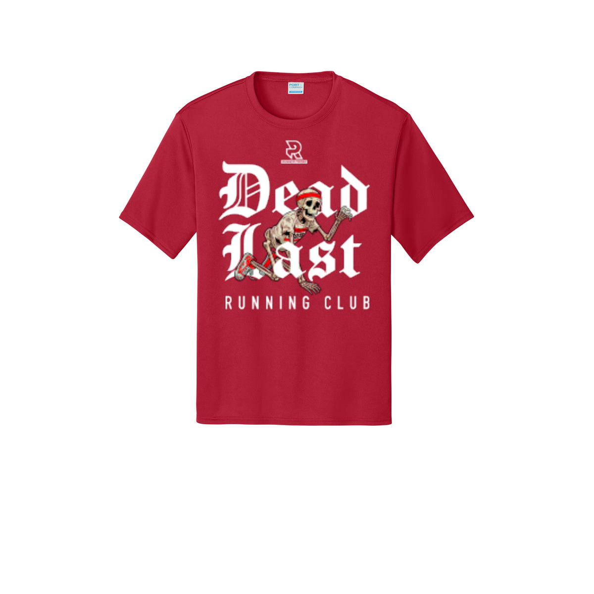 DEAD LAST (White) - Short Sleeve Performance Tee