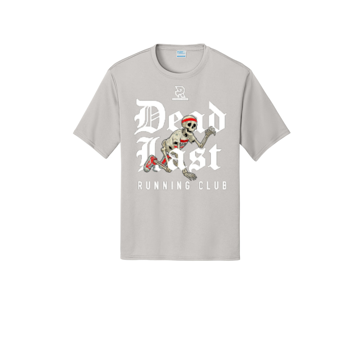 DEAD LAST (White) - Short Sleeve Performance Tee
