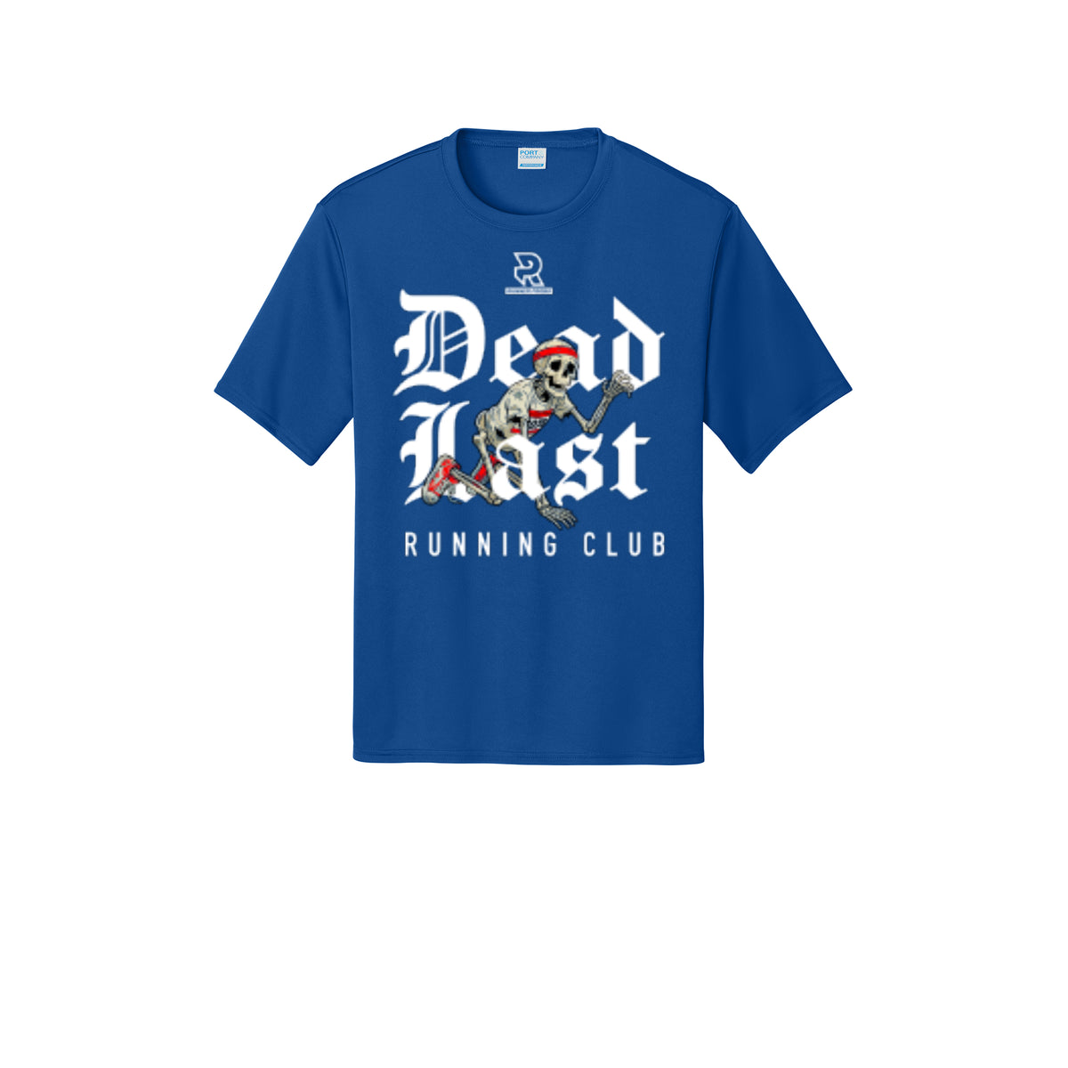 DEAD LAST (White) - Short Sleeve Performance Tee
