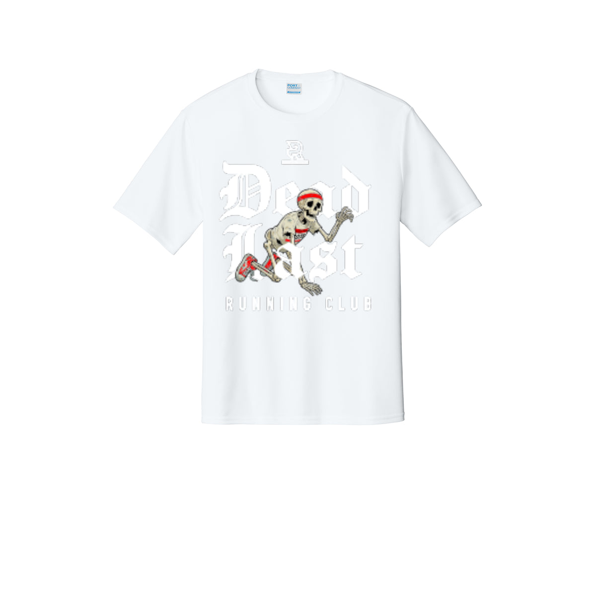DEAD LAST (White) - Short Sleeve Performance Tee