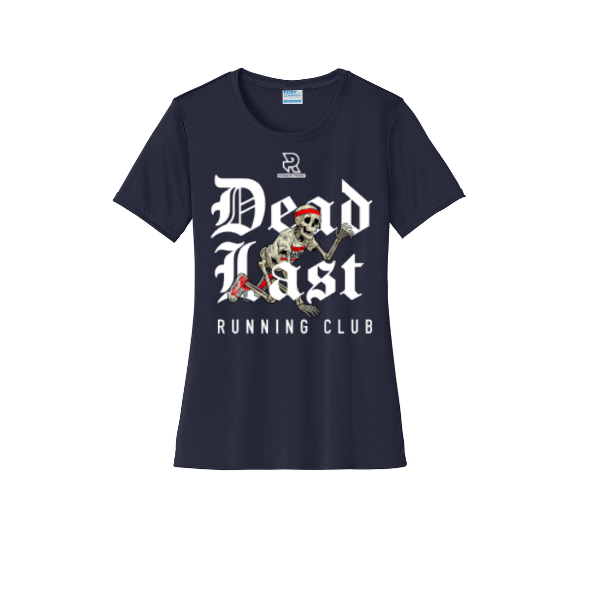 DEAD LAST (White) - Womens Short Sleeve Performance Tee