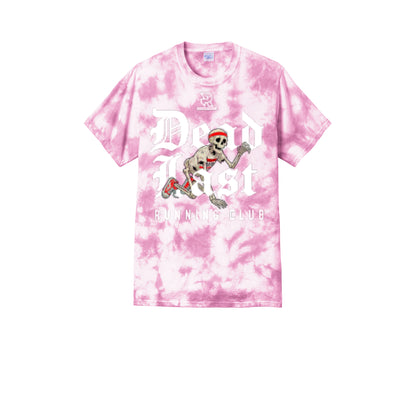 DEAD LAST (White) - Short Sleeve Tie Dye Cotton Tee