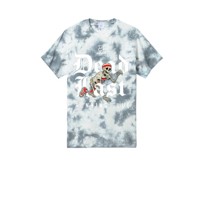 DEAD LAST (White) - Short Sleeve Tie Dye Cotton Tee