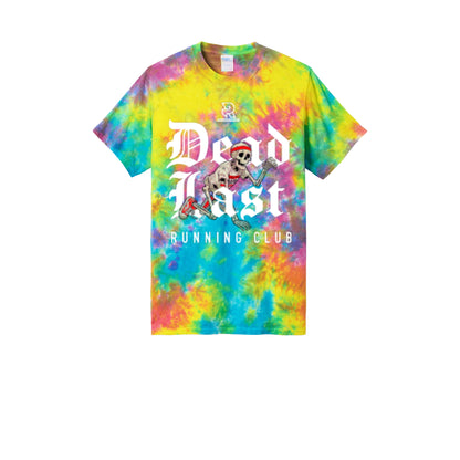 DEAD LAST (White) - Short Sleeve Tie Dye Cotton Tee