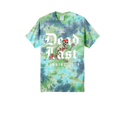 DEAD LAST (White) - Short Sleeve Tie Dye Cotton Tee