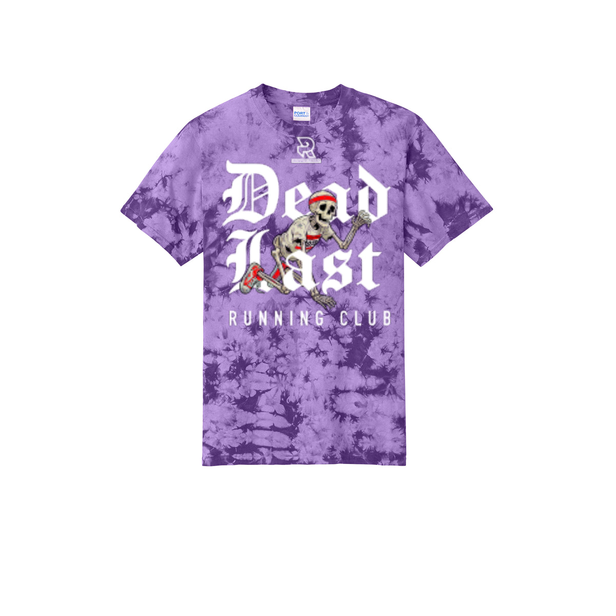 DEAD LAST (White) - Short Sleeve Tie Dye Cotton Tee