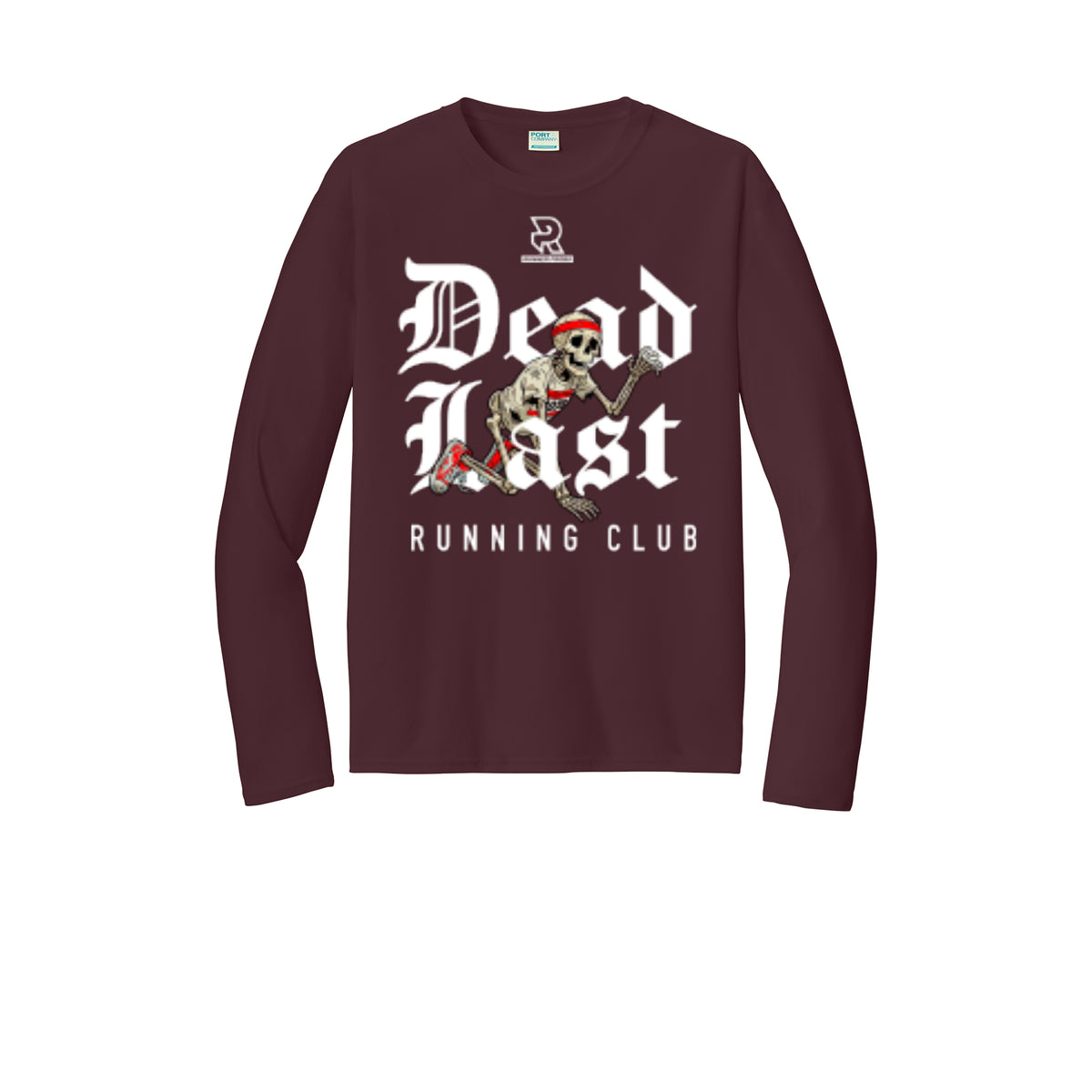 DEAD LAST (White) - Long Sleeve Performance Tee