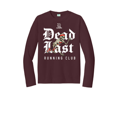 DEAD LAST (White) - Long Sleeve Performance Tee