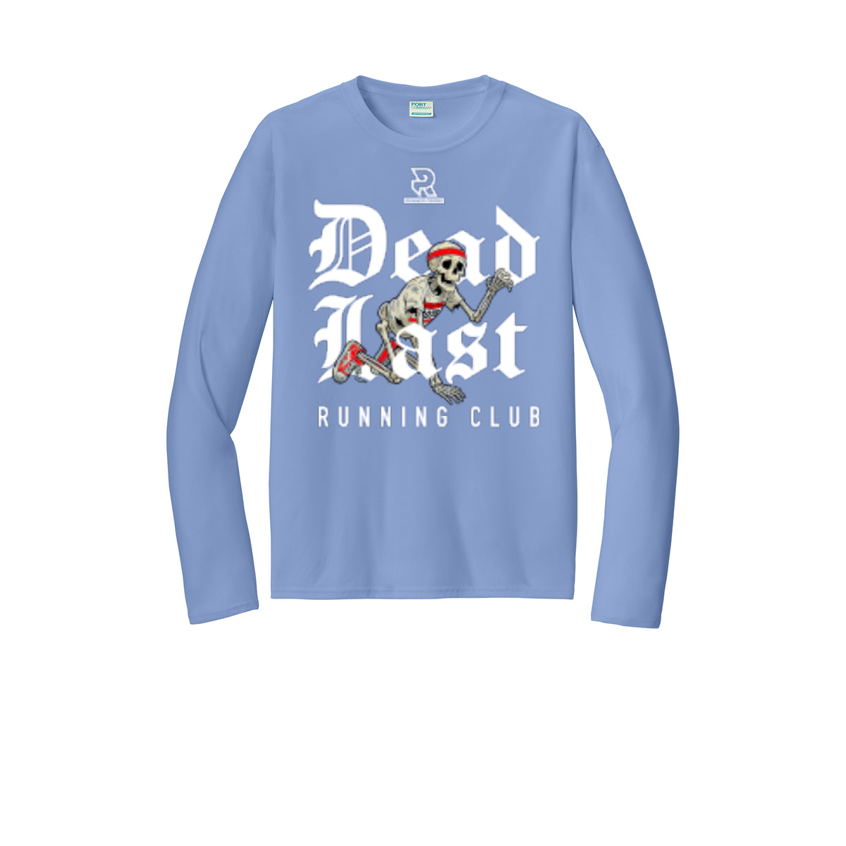 DEAD LAST (White) - Long Sleeve Performance Tee