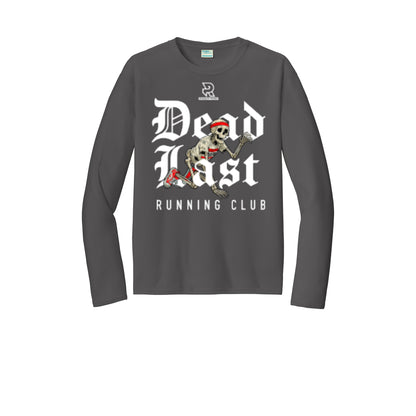DEAD LAST (White) - Long Sleeve Performance Tee