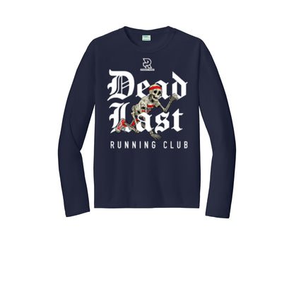 DEAD LAST (White) - Long Sleeve Performance Tee