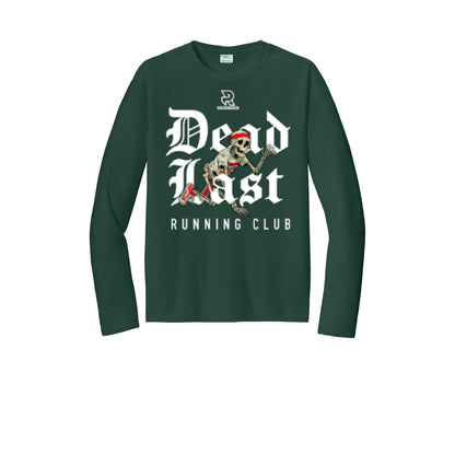 DEAD LAST (White) - Long Sleeve Performance Tee