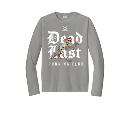 DEAD LAST (White) - Long Sleeve Performance Tee