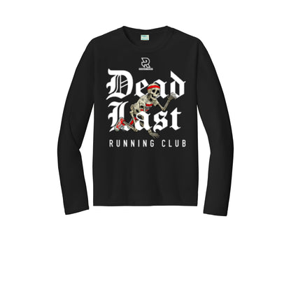 DEAD LAST (White) - Long Sleeve Performance Tee