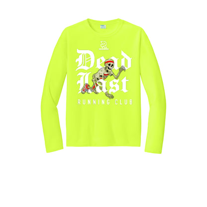 DEAD LAST (White) - Long Sleeve Performance Tee