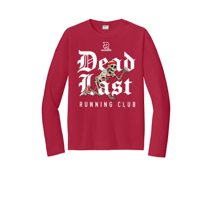 DEAD LAST (White) - Long Sleeve Performance Tee