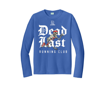 DEAD LAST (White) - Long Sleeve Performance Tee