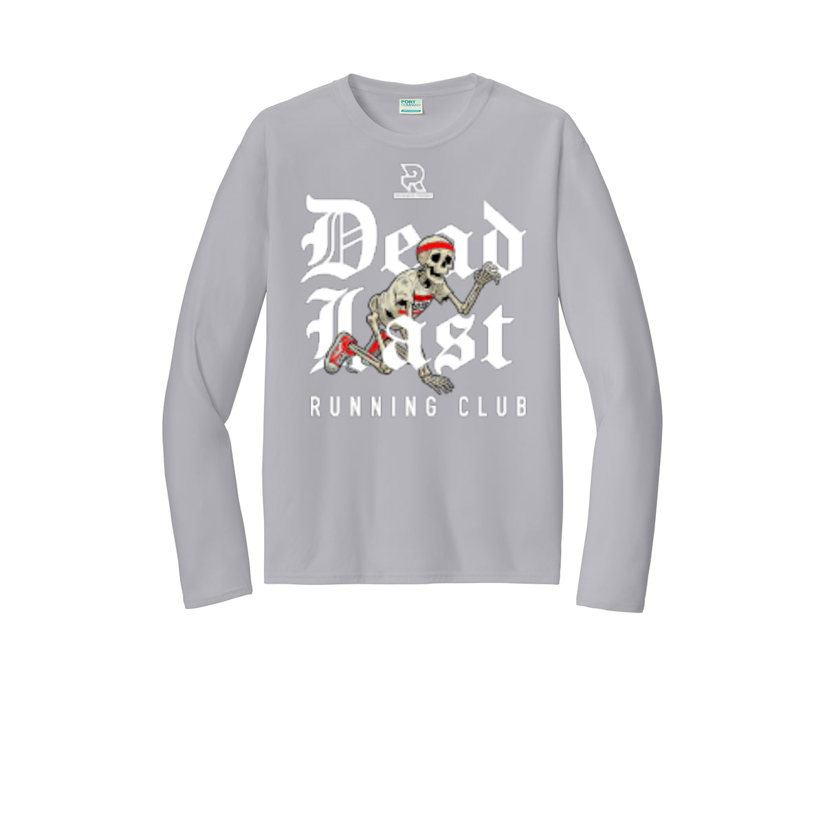 DEAD LAST (White) - Long Sleeve Performance Tee